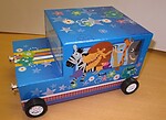 Zoo Animals Car Music Box #22182