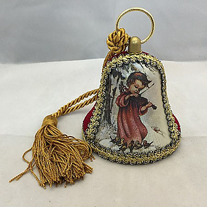 Christmas Angel Musical Bell Ornament 