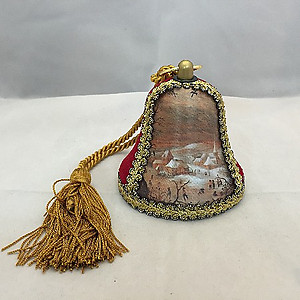 Christmas Village Musical Bell Ornament