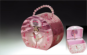 Ballerina Musical Jewelry Box Purse 