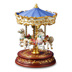 Heritage 3-Horse Rotating Carousel #52166