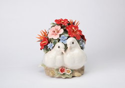 Lovedoves Porcelain Music Box #80065