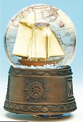 Sail Boat Musical Waterglobe #25101