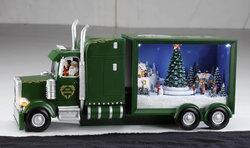 Christmas Big Rig Music Box #IC94046