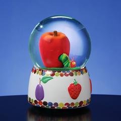 Caterpillar and Apple Musical Waterglobe #49784