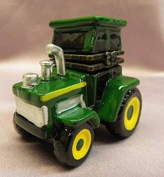 Tractor Limoge Style Trinket Box #1358