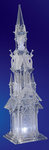 Five Angel Acrylic Illuminated Cathedral #IC80099