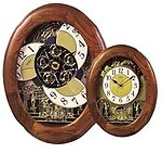 Joyful Nostalgia Oak Rhythm Clock #4MH852WD06