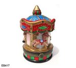 Carousel Limoge Style Trinket Box #417