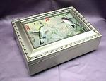 Hummingbirds Champagne Music Box # HB044