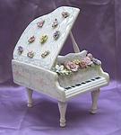 Grand Piano Porcelain Music Box #49016