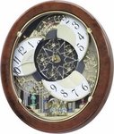 Woodgrain Stars Musical Rhythm Clock #4MH843WS23